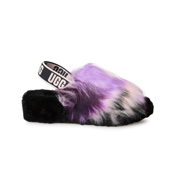 UGG Fluff Yeah Tie Dye Magnolia Slippers - Women's - Picture 1 of 6